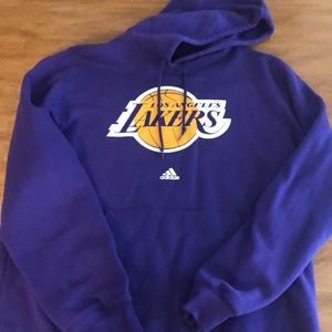 lakers hoodie adidas